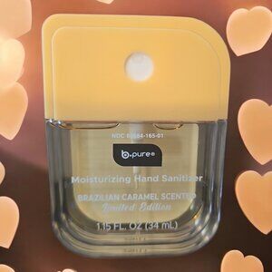 Moisturizing Hand Sanitizer Brazilian Caramel Scented Limited Edition 1.15 FL.